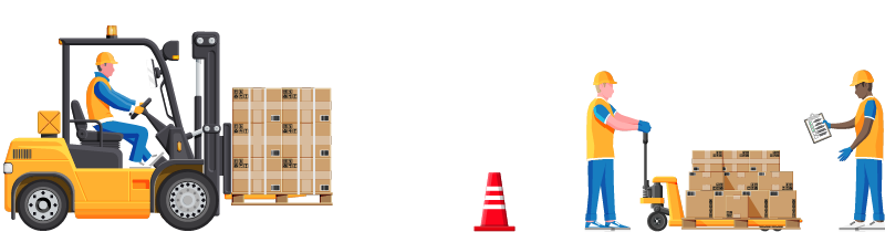 Using a forklift in the workplace