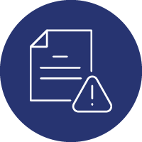 Focused exception reports to nominated personnel indicating specific risks or issues